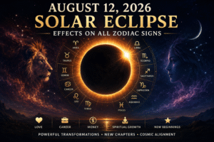 12 August 2026 Solar Eclipse: Zodiac Sign Predictions & Powerful Energy Shift
